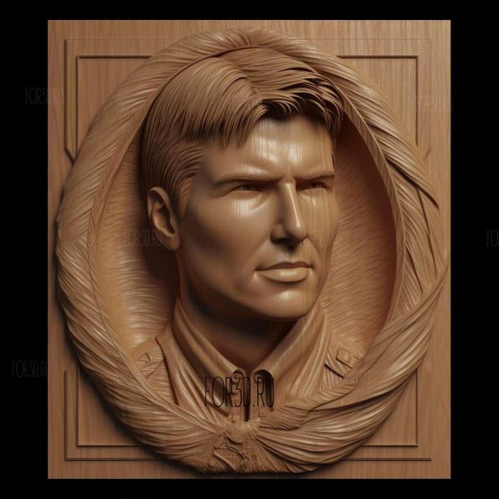 tom cruise 1 stl model for CNC